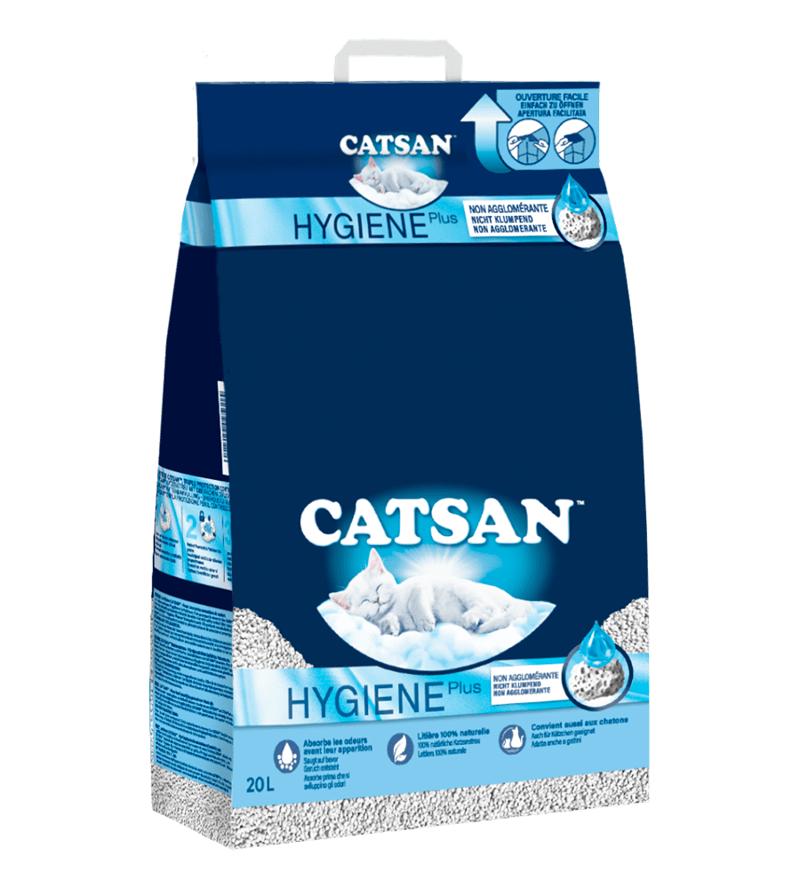 Litière Catsan™ Hygiène Plus non agglomérante Catsan™