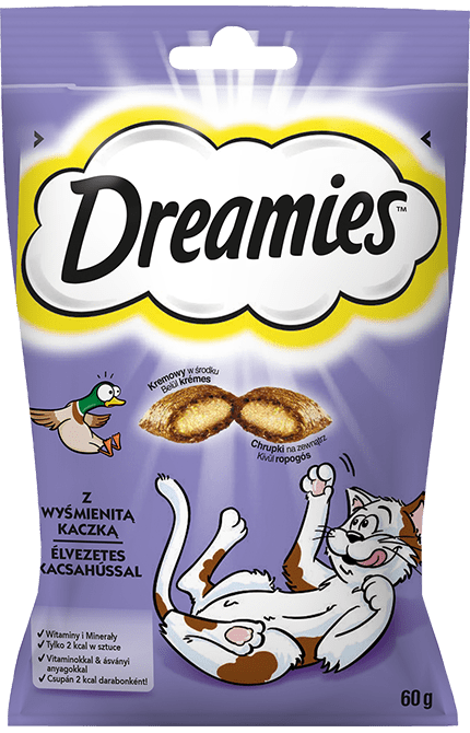 Przysmaki dla kota DREAMIES<sup>™</sup> z Wyśmienitą Kaczką