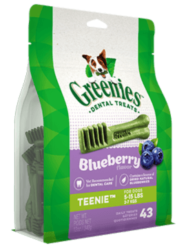 GREENIESâ„¢ Blueberry Flavor TEENIEâ„¢ Dog Dental Treats