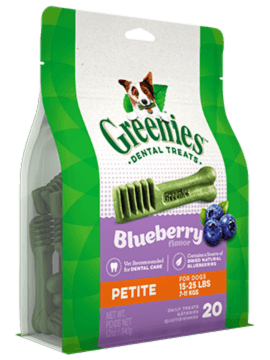 GREENIESâ„¢ Blueberry Flavor Petite Dog Dental Treats