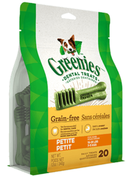 Gâteries dentaires pour chiens GREENIES<sup>MC</sup> sans céréales – petit format