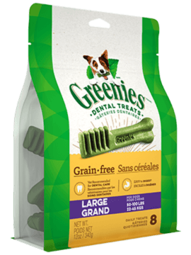 Gâteries dentaires pour chiens GREENIES<sup>MC</sup> sans céréales – grand format