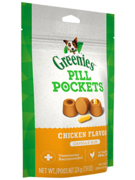 PILL POCKETSâ„¢ Treats for Dogs Chicken Flavor Capsule