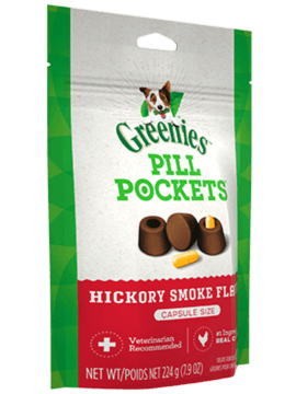 PILL POCKETSâ„¢ Treats for Dogs Hickory Smoke Flavor Capsule