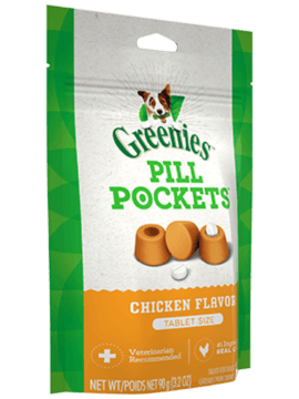 PILL POCKETSâ„¢ Treats for Dogs Chicken Flavor Tablet