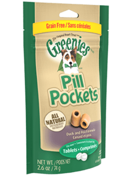 PILL POCKETSâ„¢ Treats for Dogs Grain Free Formula Duck and Pea Tablet