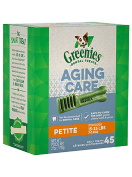 GREENIESâ„¢ Aging Care Petite Dog Dental Treats