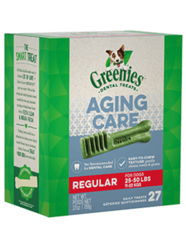 GREENIESâ„¢ Aging Care Regular Size Dog Dental Treats