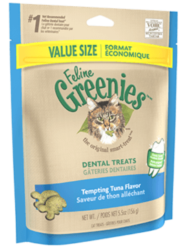 GREENIES<sup>MC</sup> Gâteries Dentaire pour Chats Saveur Alléchante de Thon