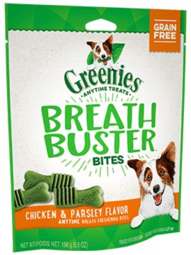 GREENIESâ„¢ BREATH BUSTERâ„¢ Bites Chicken & Parsley Flavor Treats for Dogs