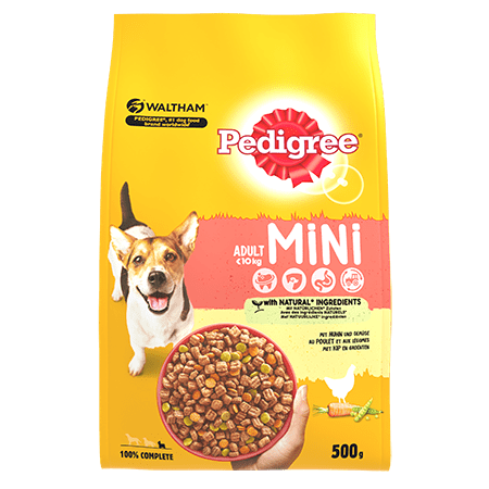 PEDIGREE® Adult Mini Hondenbrokken Kip en Groenten Hondenvoer