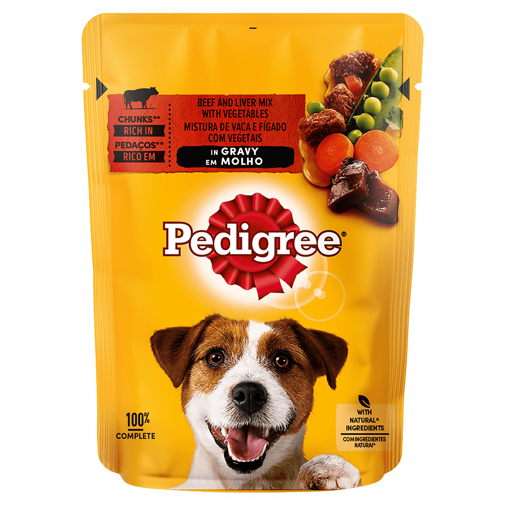 Pedigree® Adult Beef & Liver & Veg in Gravy