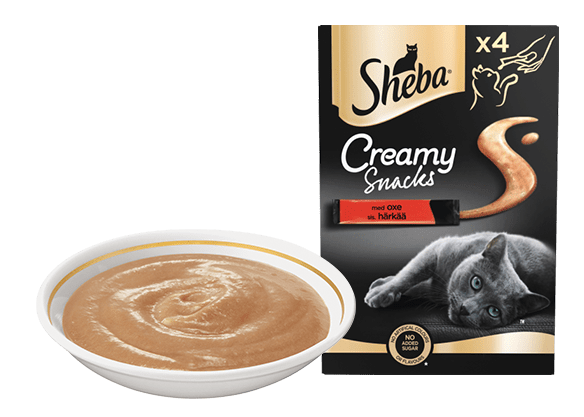 sheba creamy snacks