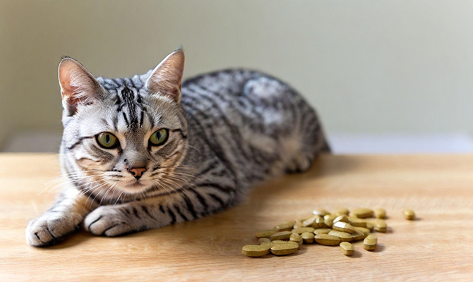 ประโยชน์ของวิตามินสำหรับแมว