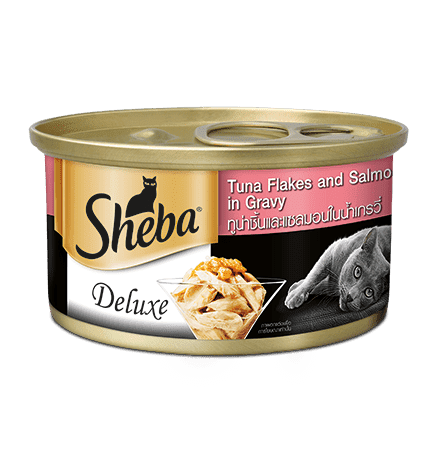 SHEBA® Deluxe Tuna and Salmon in Gravy