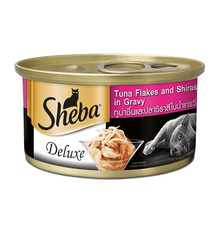 SHEBA® Deluxe Tuna Fillet and Shirasu
