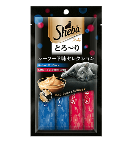 Sheba® Melty™ Seafood Mix Flavor & Katsuo and Seafood Flavors