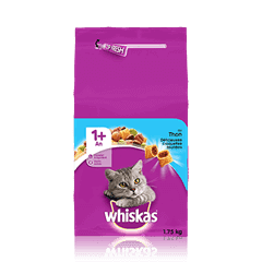 Croquettes WHISKAS® au Thon pour Chat Adulte 1,75kg