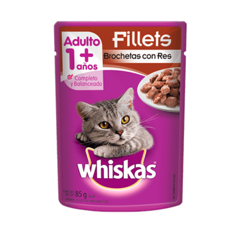 WHISKAS® Brochetas con Res