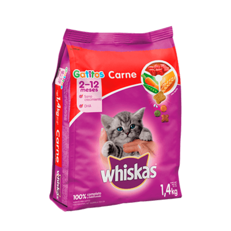 WHISKAS® Gatitos Carne