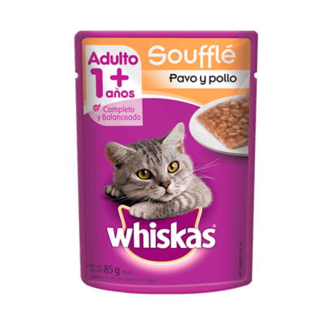 WHISKAS® Soufflé Pavo y Pollo