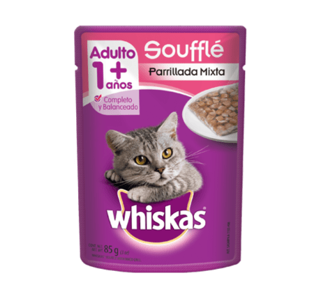 WHISKAS® Soufflé Parrillada Mixta