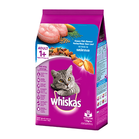 Whiskas® Dry Adult 1+ Ocean Fish Flavour Cat Food