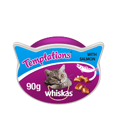 Whiskas® Temptations Cat Treats with Salmon 90g