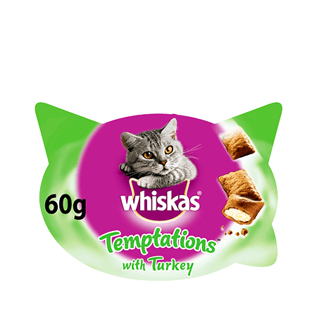 Whiskas temptations cat treats clearance